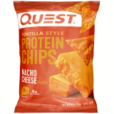 Quest Tortilla Style Protein Chips Low Carb Baked Nacho Cheese 4 oz