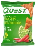 Quest Tortilla Style Protein Chips Chili Lime Flavor 32g 1.12 oz Bag
