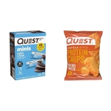 Quest Nutrition Mini Cookies & Cream Protein Bars High Protein Low Carb Keto Friendly 14 count