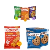 Quest Nutrition Protein Chips Cookies Crackers Variety Bundle 12 Count Packaging