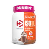 Dymatize ISO100 Hydrolyzed Whey Isolate Protein Powder Dunkin Mocha 25g Protein 20 Servings