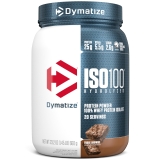 Dymatize ISO100 Hydrolyzed Whey Isolate Protein Powder 25g Protein Fudge Brownie 20 Servings