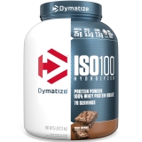 Dymatize ISO100 Hydrolyzed Whey Isolate Protein Powder 25g Protein Fudge Brownie 5 Lbs for Amerikapaketim