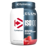 Dymatize ISO100 Hydrolyzed Whey Isolate Protein Powder 25g Protein Strawberry 20 Servings f