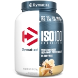 Dymatize ISO100 Whey Isolate Protein Powder 25g Protein Gourmet Vanilla 3 Lbs