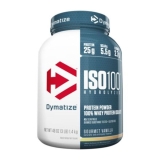 Dymatize ISO100 Hydrolyzed 100 Percent Whey Protein Isolate Gourmet Vanilla 3 Lbs