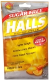 Halls Mentho-Lyptus Sugar Free Honey Lemon Drops 25 Each x 2 Pack