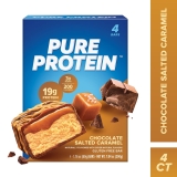 Pure Protein Bars Chocolate Salted Caramel 20g Protein Gluten Free 1.76 oz 4 Ct