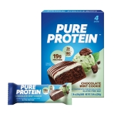 Pure Protein Chocolate Mint Cookie Bars 20g Protein Gluten Free 1.76 oz 4 Ct