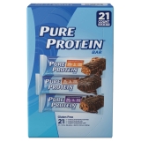 Pure Protein Bars Variety Pack 1.76 Ounce 21 Count for Energy Boosting Snacks