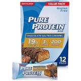 Pure Protein Bars - High Protein Nutritious Snacks for Energy Support Low Sugar Gluten