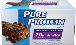 Pure Protein Chewy Chocolate Chip 50g 6 Pack