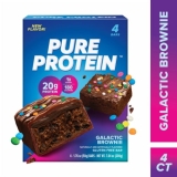 Pure Protein Gluten Free Galactic Brownie Protein Bar 4 Pack - 2X Boost