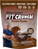 Fit Crunch Protein Powder Chocolate Deluxe 25g Protein 18 Servings