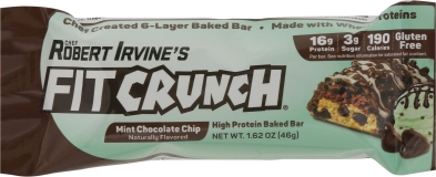 Fit Crunch Mint Chocolate Chip High Protein Baked Bar 1.62oz 1ct