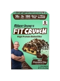 Fit Crunch Mint Chocolate Chip High Protein Baked Bar 16g Protein 5ct