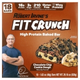 Fit Crunch Snack Size Protein Bar Chocolate Chip Cookie Dough 16g Protein 18 ct. Pack