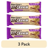 Fit Crunch Snack Size Protein Bar 3 Pack 16g High Protein Baked Bar Peanut Butter and Jelly Single Bar