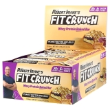 Fit Crunch  Whey Protein Baked Bar Peanut Butter Jelly 12 Bars 3.10 oz 88 g Each