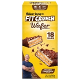 Fit Crunch Wafer Protein Bars YPF5 Designed by Robert Irvine 16g of Protein 3g of Sugar 18 Bars Chocolate Peanut Butter