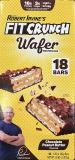 Fit Crunch  Wafer Protein Bars 16g Protein Chocolate Peanut Butter 1.59 oz 18 ct