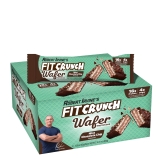Fit Crunch  Wafer Protein Bars Mint Chocolate Chip 16g Protein 4g Sugar Designed HYZ01 Robert Irvine 9 Bars
