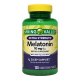 Spring Valley Extra Strength Melatonin 10mg Tablets Dietary Supplement 120 Count