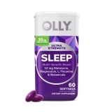 OLLY Ultra Strength Sleep Softgel Melatonin Magnesium L-Theanine 60 Ct