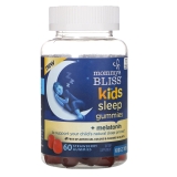 Mommys Bliss Kids Sleep Gummies Melatonin Strawberry 3 Years 60 Gummies