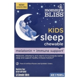 Mommys Bliss Kids Sleep Chewable Melatonin Immune Support Age 3 Years+ Mixed Berry 50 Chewable Tablets