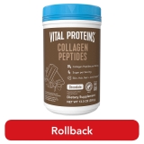 Vital Proteins Chocolate Collagen Peptides Powder Joint Supplement 13.5 oz