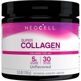 NeoCell Super Collagen Peptides Grass-Fed Type 1 3 Unflavored 5.3 oz