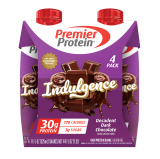 Premier Protein Indulgence Shake Dark Chocolate 30g Protein 11 fl oz 4 Ct