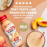 Premier Protein Shake 30g 1g Sugar 24 Vitamins Minerals Peaches & Cream 12 Pack Immune Health Support 138 Fl Oz