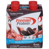 Premier Protein High Protein Shakes 30g Cookies & Cream 11 oz 4 pk