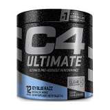 Cellucor C4 Ultimate Pre Workout Powder Icy Blue Razz Sugar Free Energy Supplement Men Women 300mg Caffeine 3.2g Beta Alanine 2 Patented Creatines 12 Servings 6.7726 Ounce