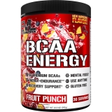 Evlution Nutrition BCAA Fruit Punch Powder for Pre Workout Muscle Recovery 30 Servings