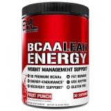 Evlution Nutrition EVL BCAA Lean Energy Fruit Punch Powder - 30 Servings - Natural Performance Supplement Essential Amino Acids Vitamin C Lean Muscle Fat Burner Immune Support