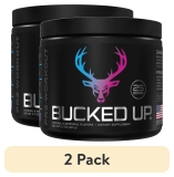 Bucked Up Pre-Workout Powder Supplement Miami Vice Flavor 2 Pack 9.3 oz 25 Servings