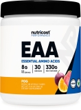 Nutricost EAA Supplement Powder 30 Servings Passion Fruit Orange Guava POG