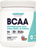 Nutricost Women's Strawberry Lemonade BCAA Powder 30 Servings