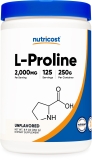 Nutricost L-Proline Powder 250g - 2,000mg Per Serving Amino Acid Supplement