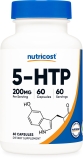 Nutricost 5-HTP 200mg Supplement 60 Capsules 5-Hydroxytryptophan for Enhanced Well-being