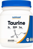 Nutricost Taurine Powder 1KG 500 Servings Non GMO Supplement