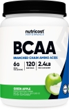 Nutricost BCAA Powder 2:1:1 Green Apple 1kg Amino Acid Supplement