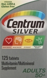 Centrum Silver Adult 50+ Multivitamin Supplement with Vitamin D3, B-Vitamins - 125 Count