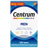 Centrum Men Multivitamin with Vitamin D3 120 Count - Multivitamin & Multimineral Supplement