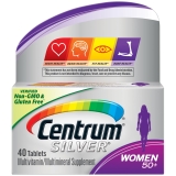 Centrum Silver Multivitamins Women Over 50 Vitamin D3 B Vitamins Calcium Antioxidants 40 Count
