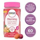 Centrum Prenatal Vitamin Gummies Morning Sickness Relief Citrus Ginger Flavor 60 Count