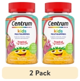 Centrum Kids Multivitamin Gummies Tropical Punch Flavor 50 Count 2 Pack